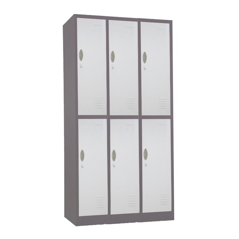 TIGER LOCKER 6 PINTU CC-C6T BROWN WHITE