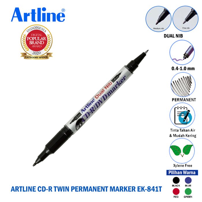 ARTLINE CD-R TWIN MARKER 841T