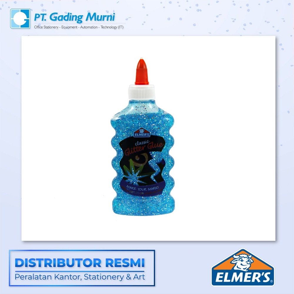 ELMERS GLITTER GLUE 177 ML BLUE (2090853)