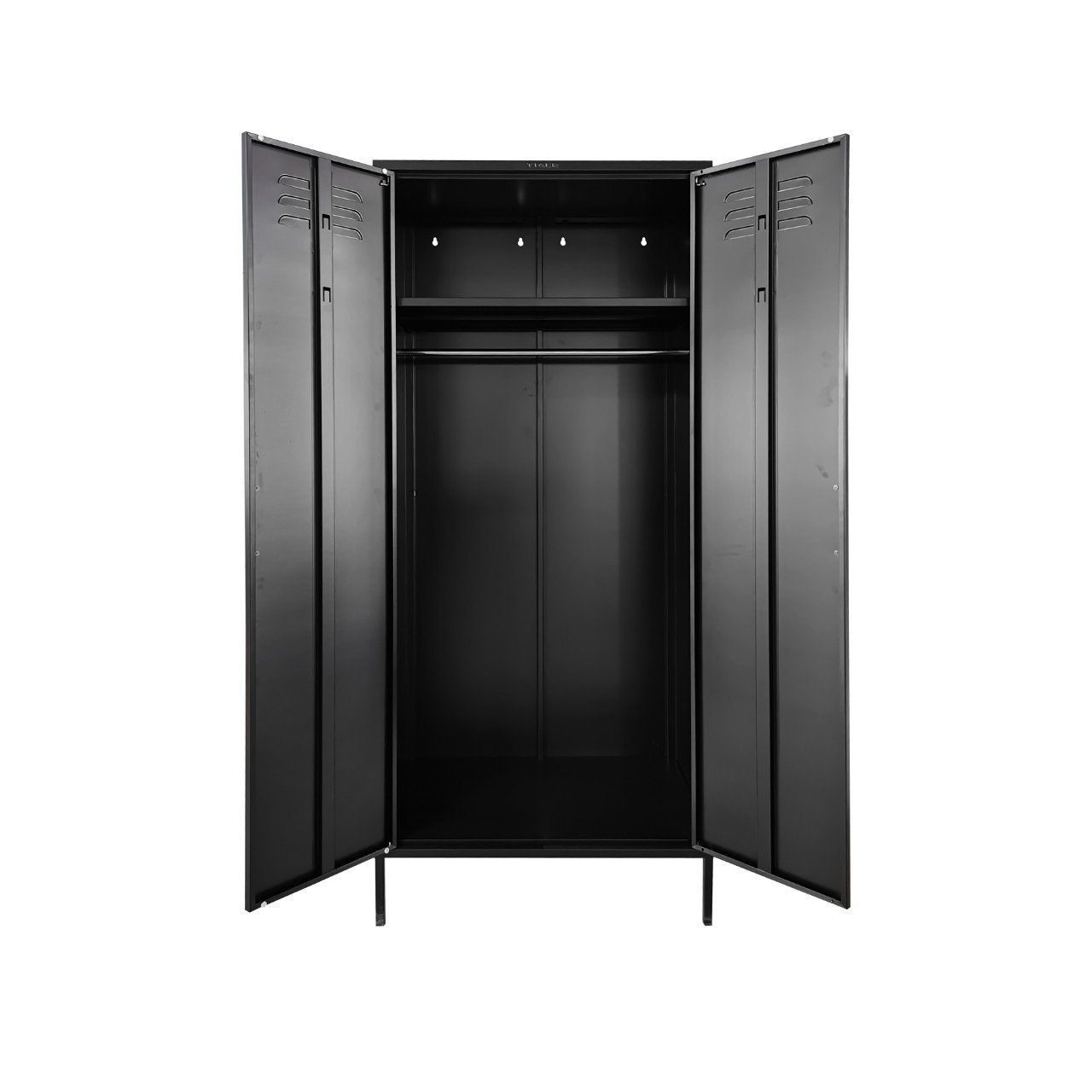 TIGER ALMARI HM-A17-1 2 PINTU AYUN BLACK 