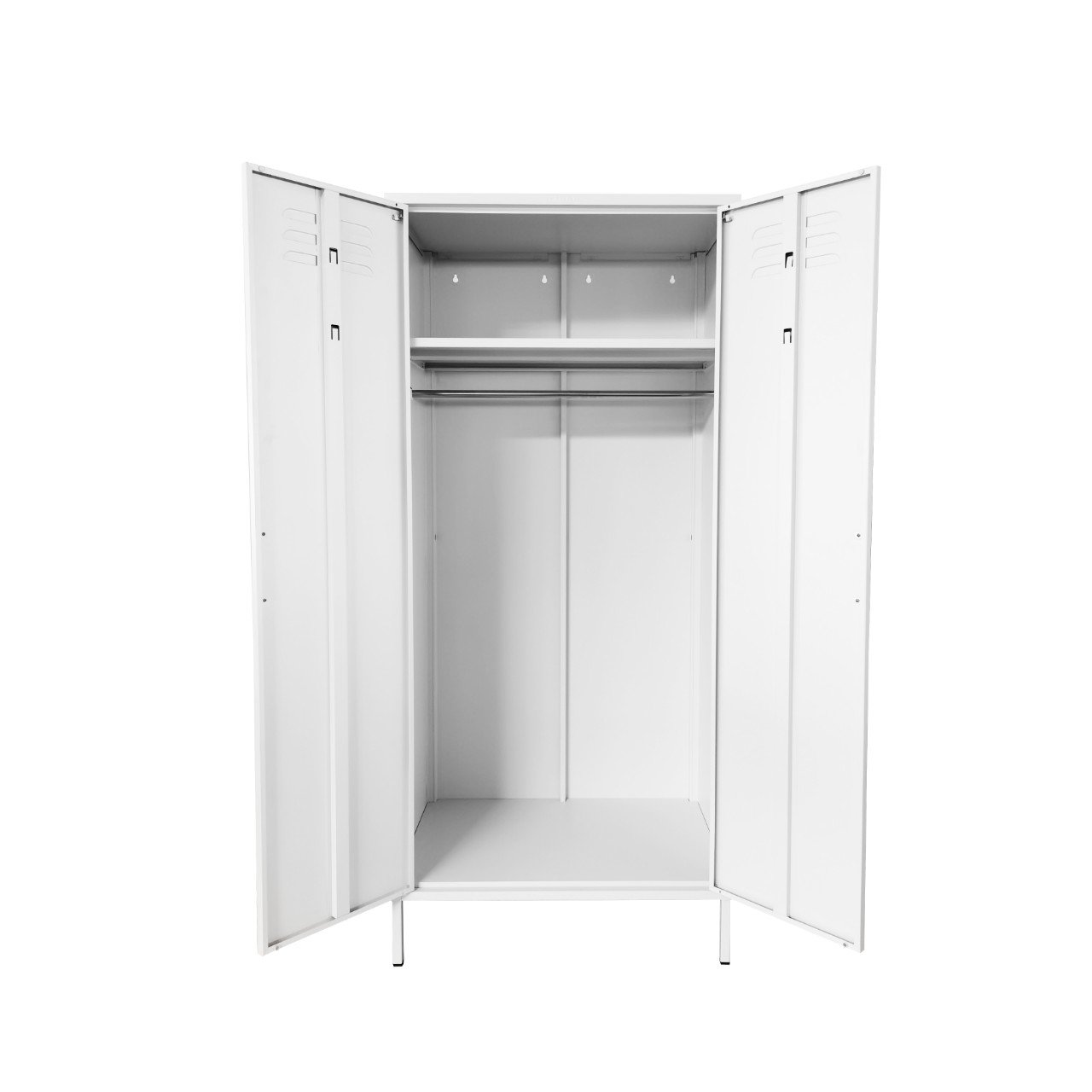 TIGER ALMARI HM-A17-1 2 PINTU AYUN WHITE 