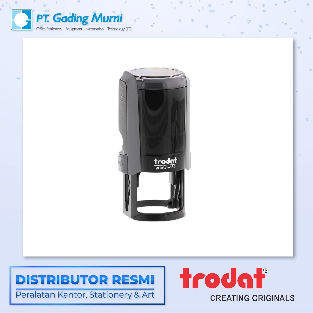 TRODAT STEMPEL PRINTY 4630 P4 BLACK