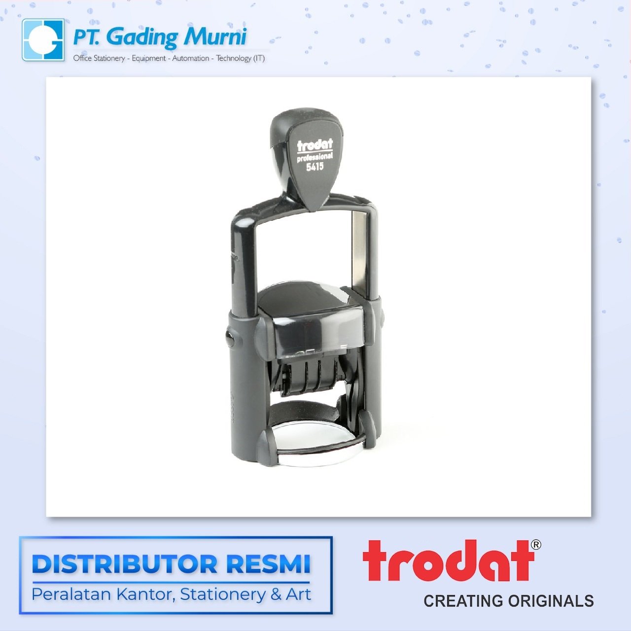 PESANAN STAMPEL TRODAT 5415 PROFESIONAL