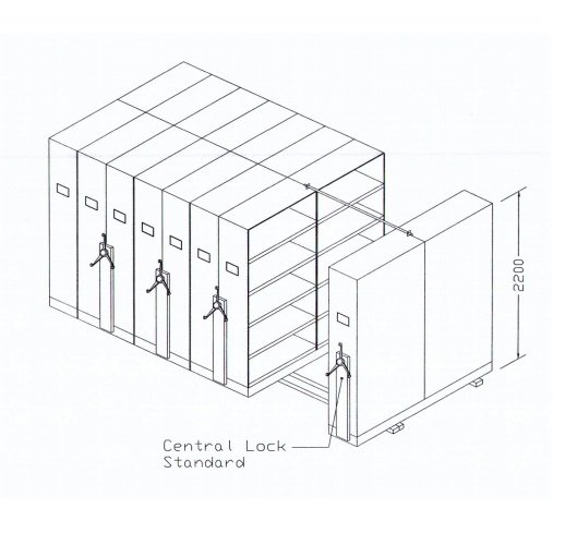 MOBILE FILE SYSTEM MEKANIK-2 METER SPC