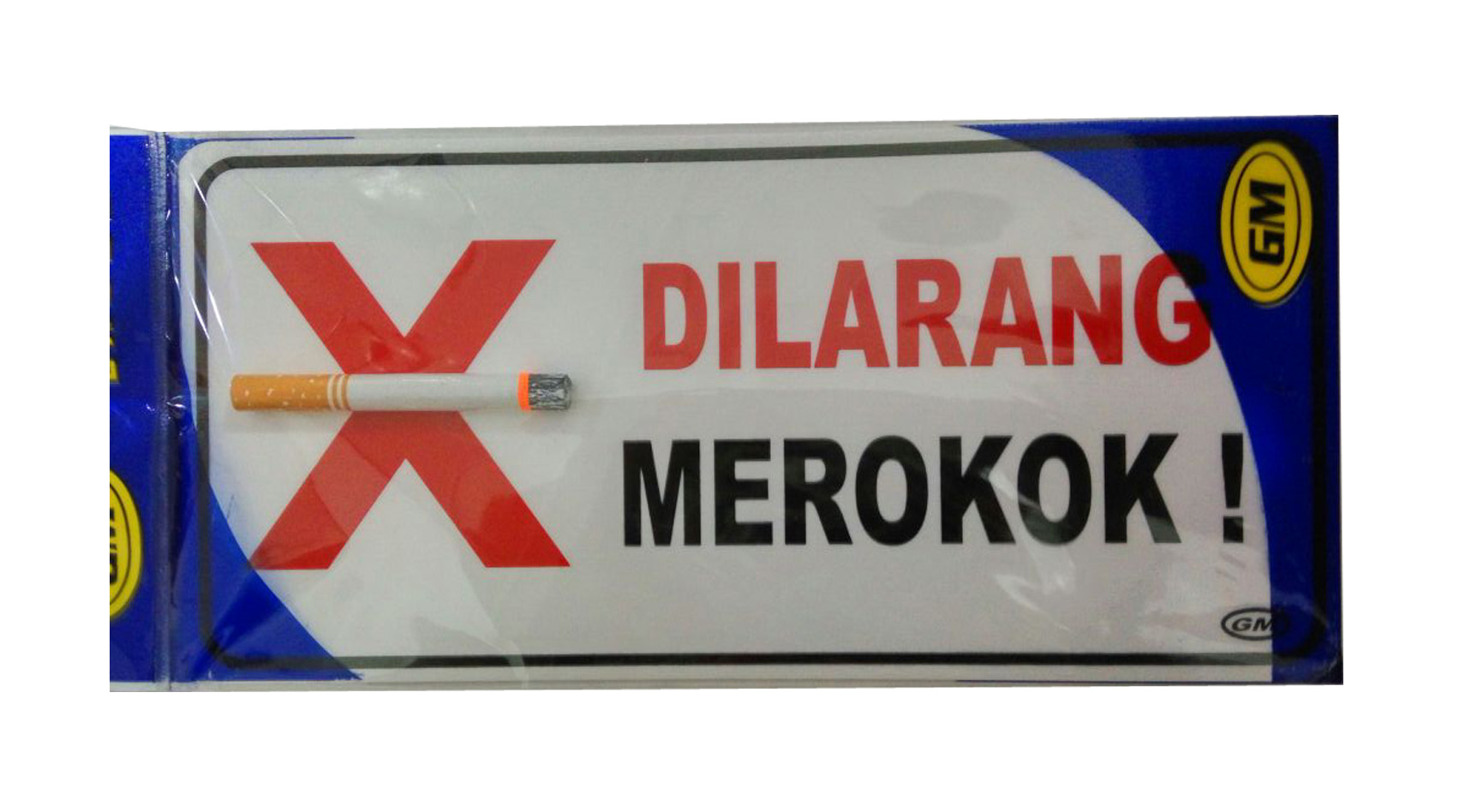 LABEL DILARANG MEROKOK JUMBO GM 3D