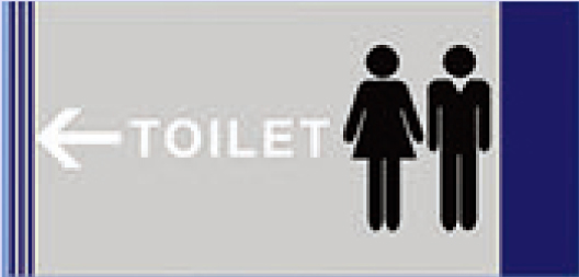 LABEL BESAR WARNA TOILET KIRI