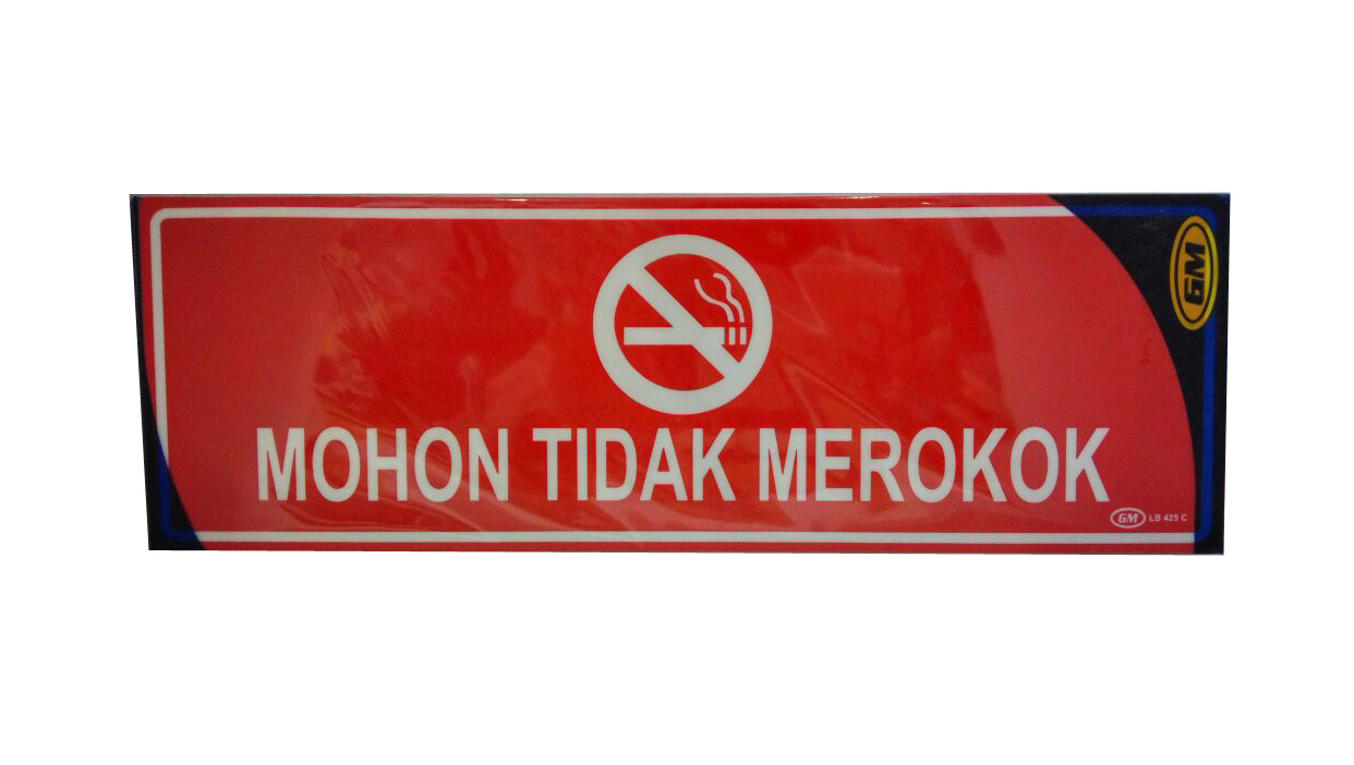 LABEL BESAR MOHON TIDAK MEROKOK