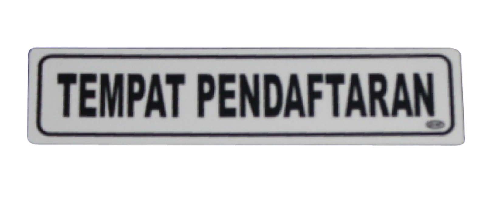 LABEL KECIL TEMPAT PENDAFTARAN GM