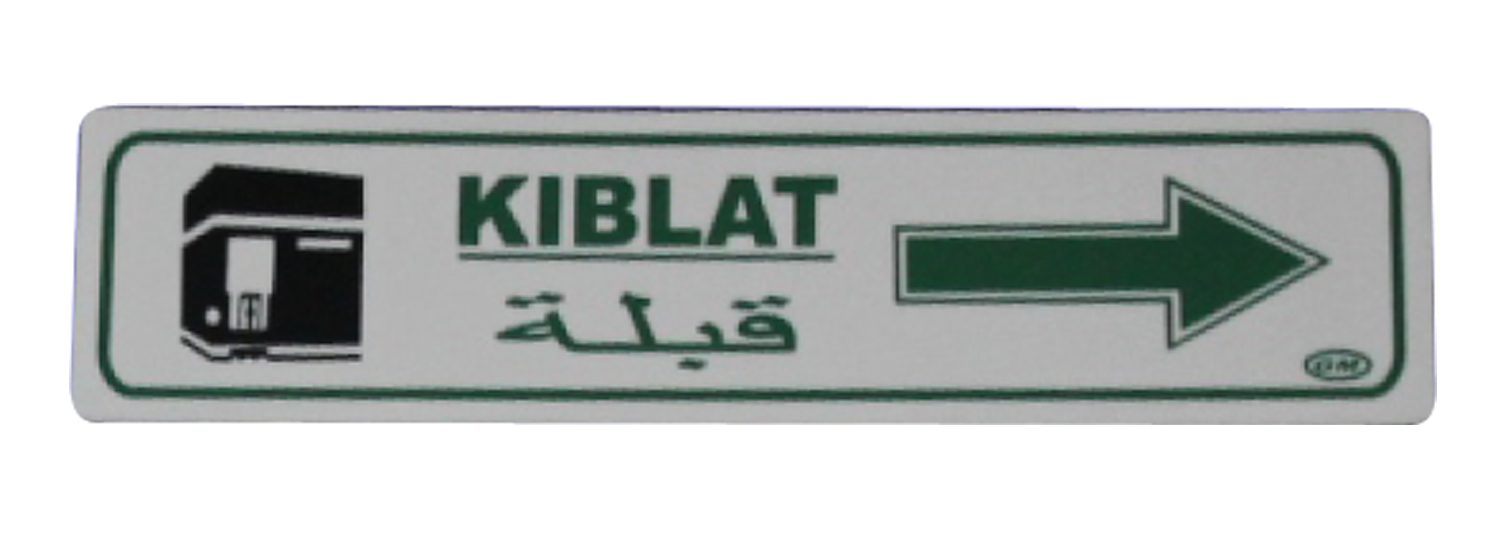 LABEL KECIL KIBLAT KANAN GM