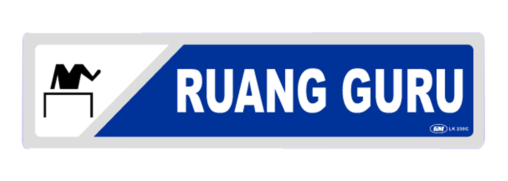 LABEL KECIL WARNA RUANG GURU