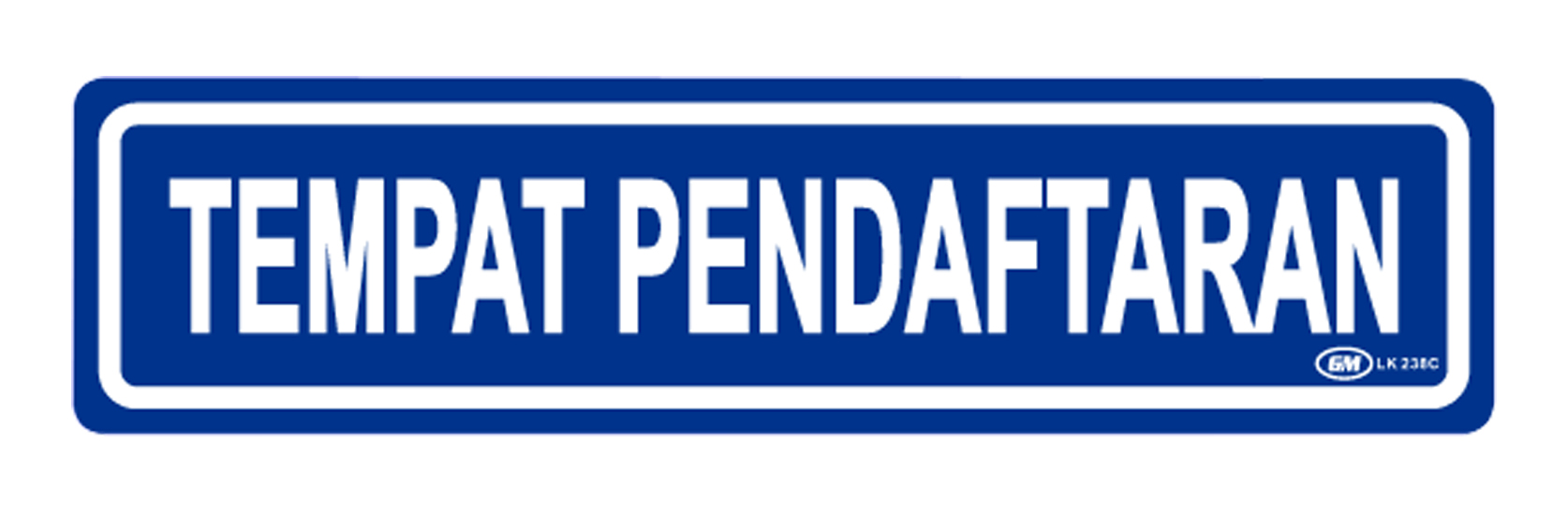 LABEL KECIL WARNA TEMPAT PENDAFTARAN