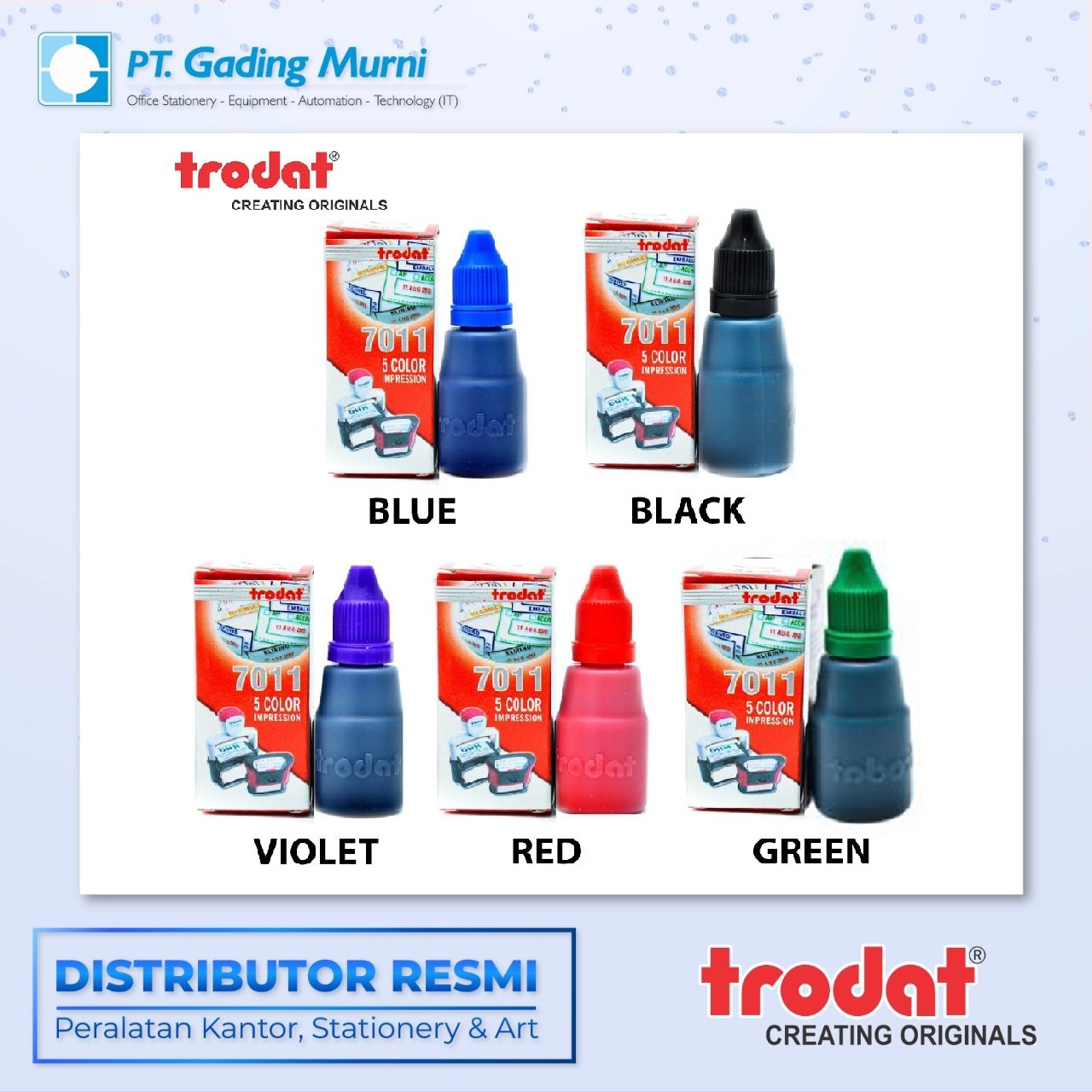 TRODAT TINTA 7011 25ML