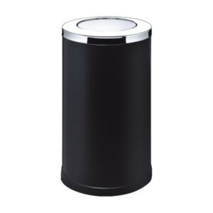 GM HOTEL EQUIPMENT GROUND ASH BARREL SL-025 UK. O. 380 X H. 731 BLACK