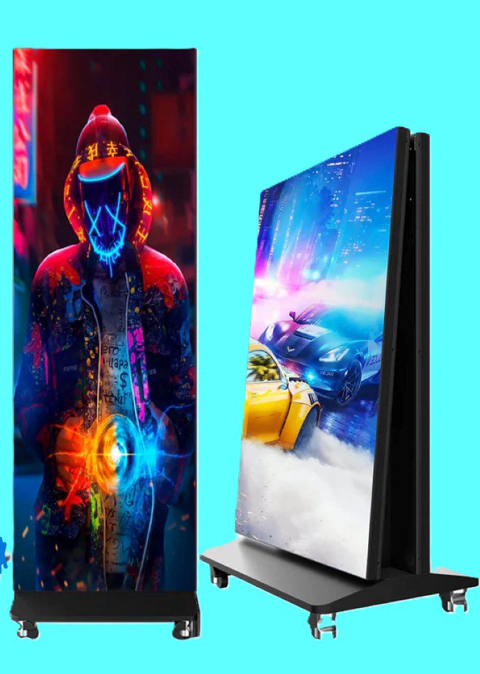 NEWMARK LED INDOOR POSTER QC-P2.07F SCREEN RESOLUTION 320 X 960 SIZE 640 X 2060