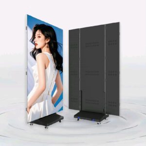 NEWMARK THREE SIDE FOLDING LED INDOOR POSTER SCREEN MODUL RESOLUTION 128 x 192 CM