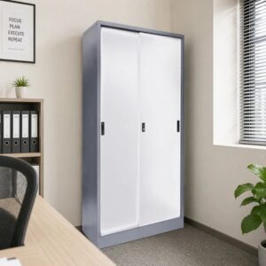 INTAGSTAR ALMARI PINTU SLIDING (FULL HEIGHT) 2 PINTU PLAT FC-M3-INT