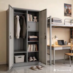 INTAGSTAR ALMARI PINTU AYUN (FULL HEIGHT) 2 PINTU PLAT+LACI CC-DZA-INT