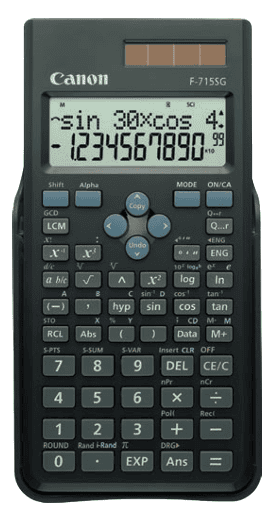 CANON CALCULATOR F-715SG-BK HB (BLACK)