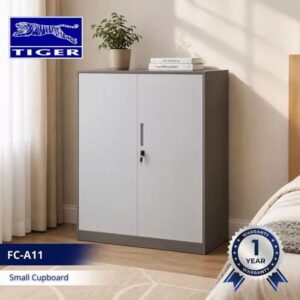 TIGER ALMARI FC-A11 PINTU AYUN (HALF HEIGHT) 2 PINTU PLAT BROWN WHITE 7811S+0014