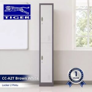 TIGER LOCKER CC-A2T 2 PINTU 7811S+0014 BROWN WHITE SANDY