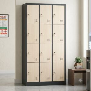 TIGER LOCKER CC-C12T 12 PINTU 126 WOOD BLACK SANDY