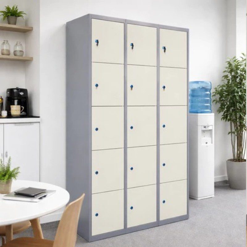 TIGER LOCKER CC-C15T 15 PINTU 7811S+0014 BROWN WHITE SANDY