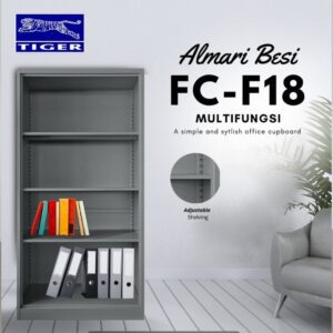 TIGER ALMARI FC-F18 (FULL HEIGHT) TANPA PINTU