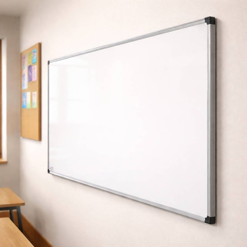 GM WHITEBOARD GANTUNG NEW ECONOMY WNE-1224 SINGLE FACE 120 X 240CM