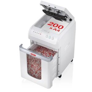 HSM DOCUMENT SHREDDER SHREDSTAR AUTOFEED X200 CROSS CUT 4 X 12MM