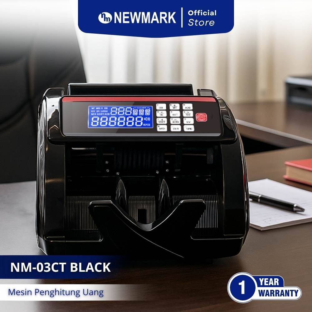NEWMARK MESIN HITUNG UANG NM-03CT HITAM
