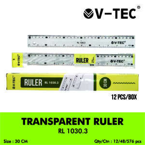 V-TEC TRANSPARENT RULER RL 1030.3