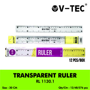 V-TEC TRANSPARENT RULER RL 1130.1