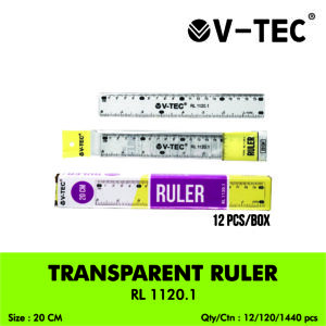 V-TEC TRANSPARENT RULER RL 1120.1