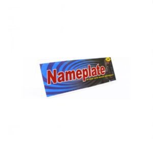 GM NAME PLATE UK. 7 X 20 CM