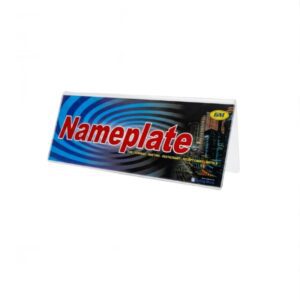 GM NAME PLATE UK. 8 X 20 CM