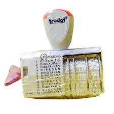 TRODAT STEMPEL BAHASA INDONESIA 1117