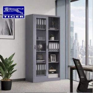 TIGER ALMARI FC-E18 (FULL HEIGHT) 2 PINTU SLIDING KACA