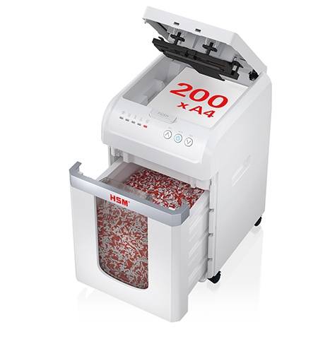 HSM DOCUMENT SHREDDER SHREDSTAR AUTOFEED X200 CROSS CUT 4 X 12MM