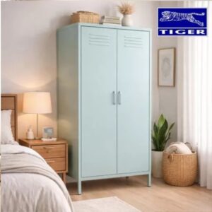 TIGER ALMARI HM-A17-1 2 PINTU AYUN #5109 BLUE