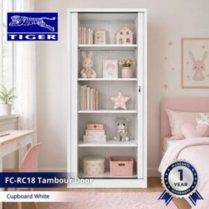 TIGER ALMARI FC-RC18 2 SLIDING TAMBOUR DOOR #0716 WHITE